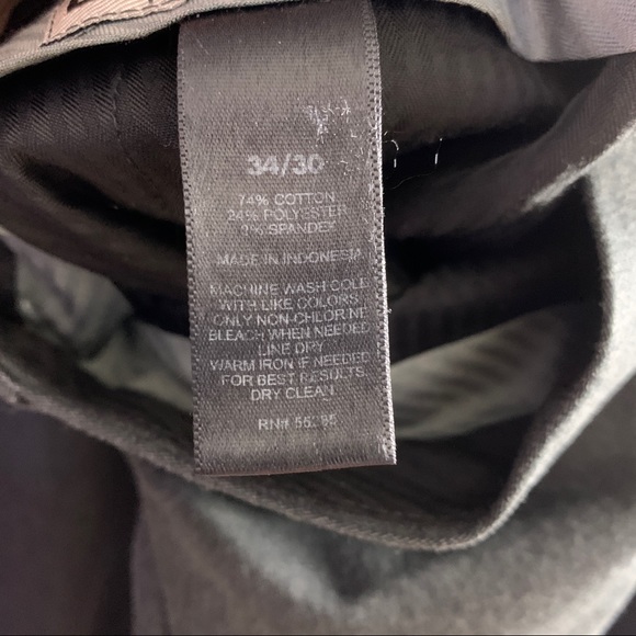 Express-Photographer Dark Gray Trousers size 34/30 - Picture 13 of 13